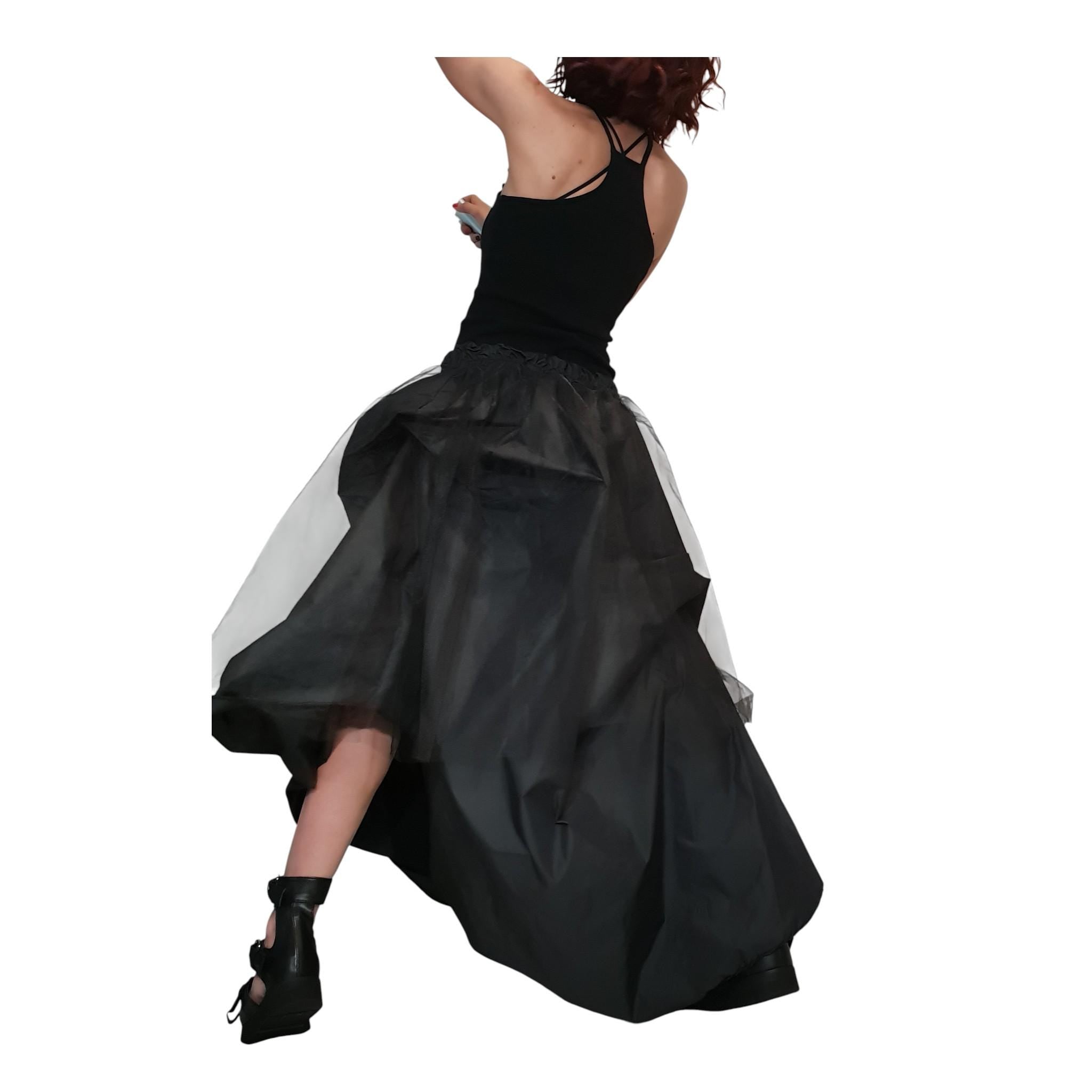 Ball Skirt Women, Cocktail Skirt, Gothic Skirt, Asymmetric Skirt Dress, Steampunk Skirt, High Tulle Skirt, Circle Skirt, Wedding Skirt