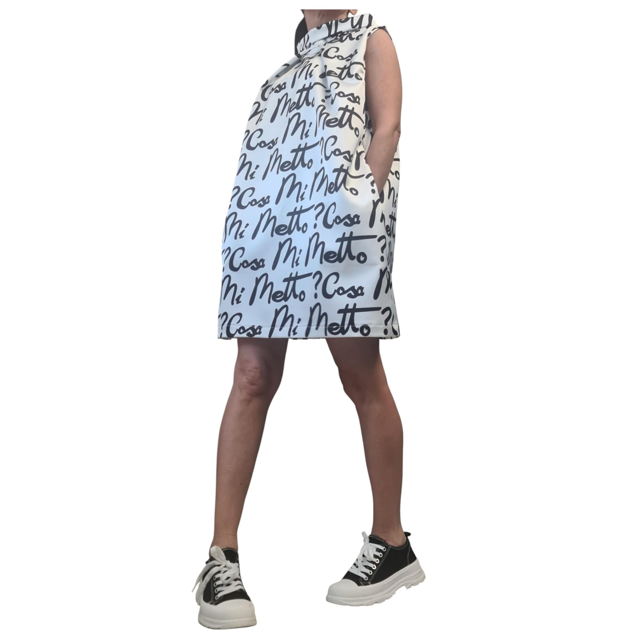 Satin Bubble Dress, Plus Size Sleeveless Party Dress for Women