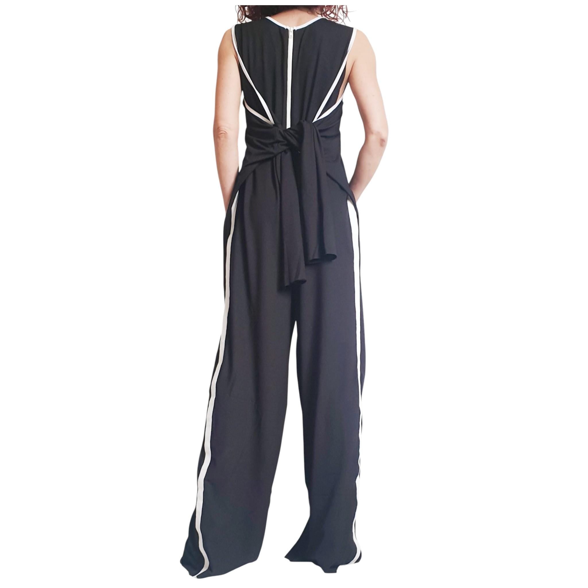 Asymmetric long Jumpsuit/Harem Jumpsuit/Boho Jumpsuit/ Gothic Jumpsuit / Extravagant Wide Leg Overall/Steampunk Jumpsuit/Sleeveless Jumpsuit