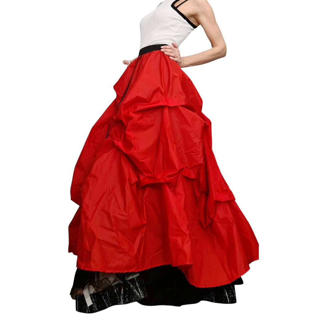Extravagant Tulle Ball Skirt, Asymmetric Cocktail Tutu, Wedding Circle Skirt