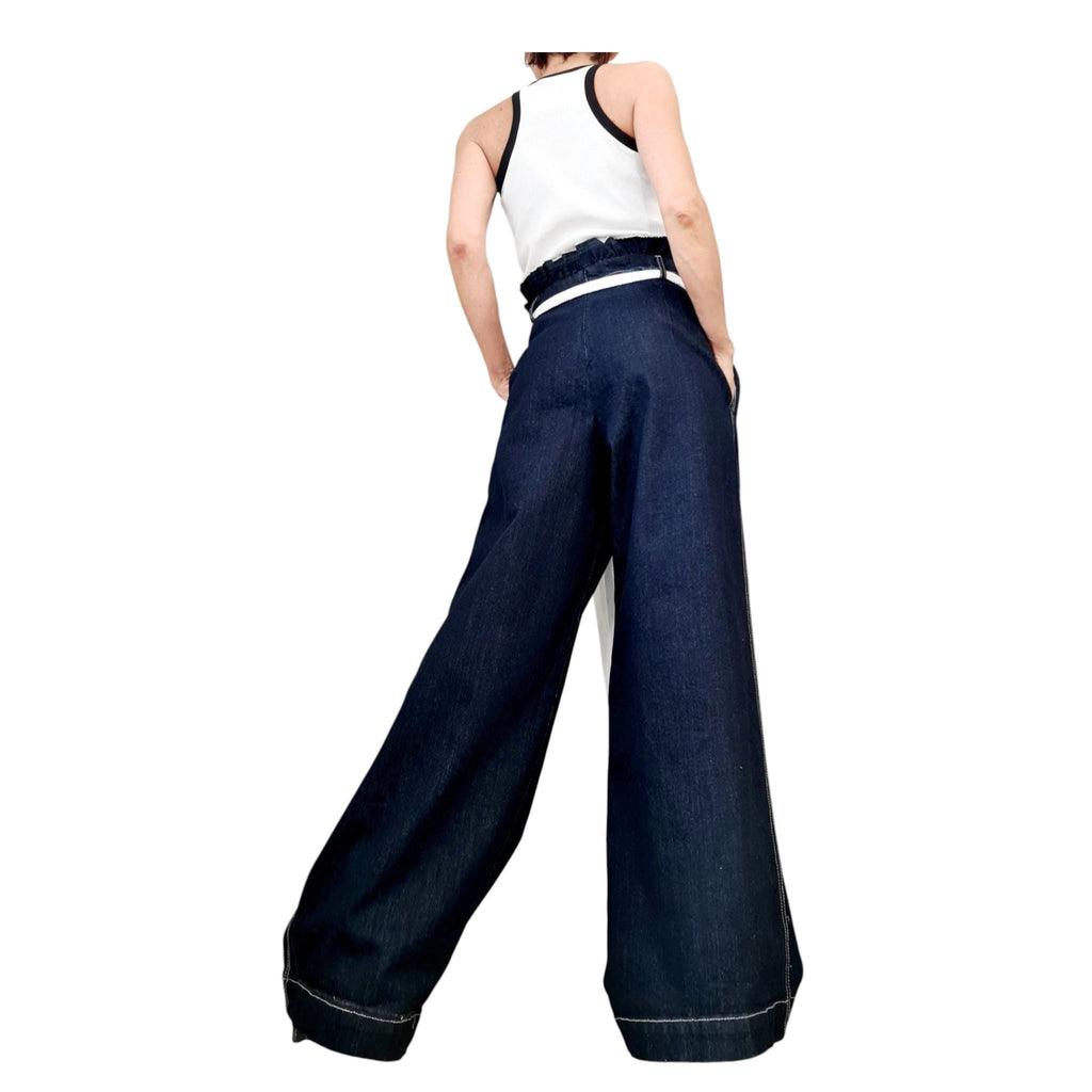 Loose Denim Harem Pants: Avant Garde, Punk Style - Casual Comfort