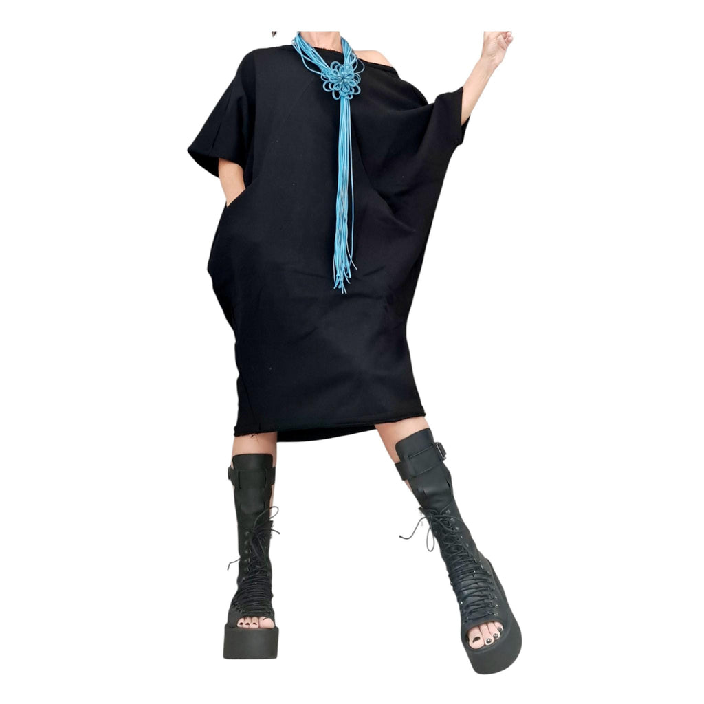 Blouson Dress, Separate Sleeves, Extravagant Tunic Dress