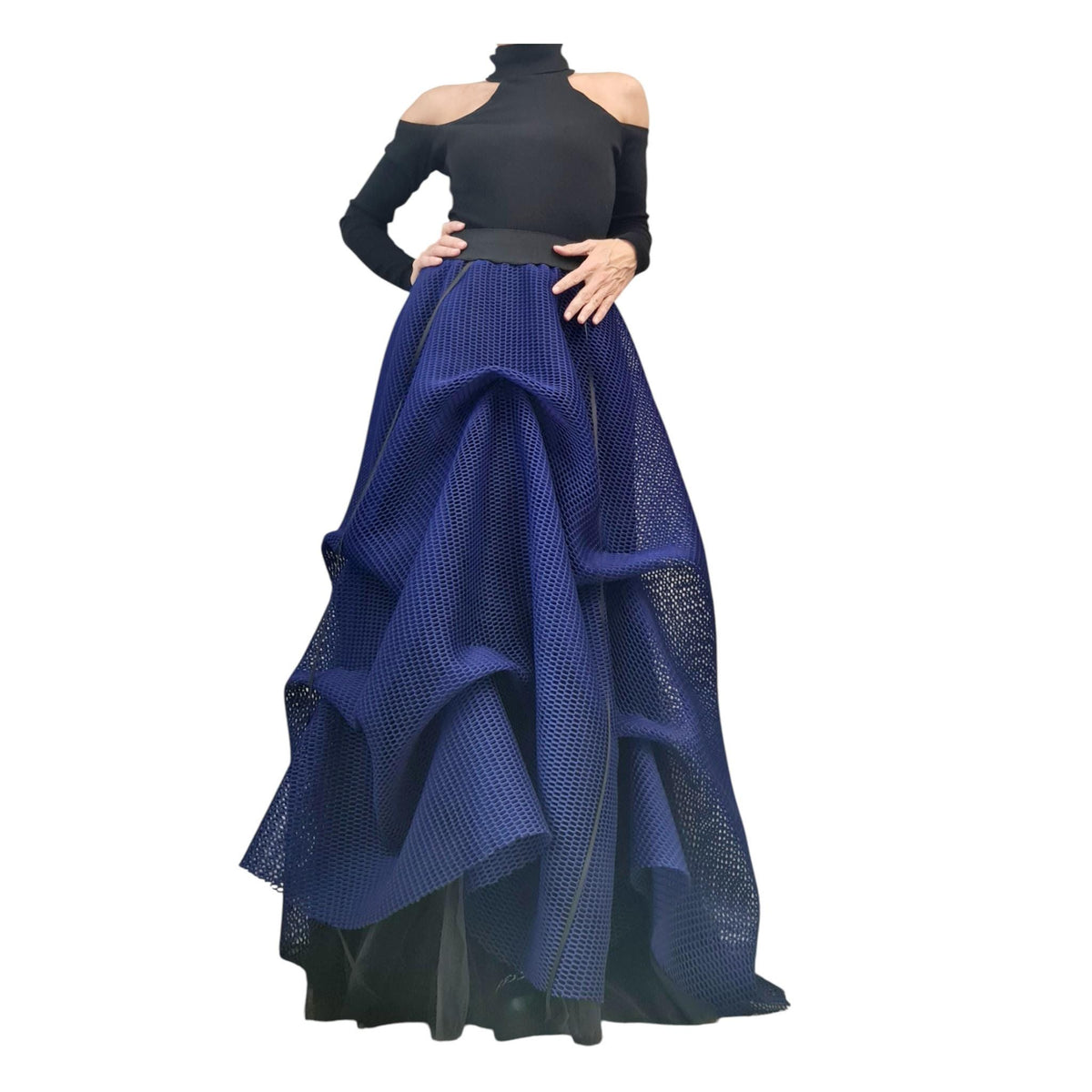 Long Short Skirt , Tulle Long Skirt, Bridal Skirt, Tutu Skirt, Ball Skirt, Cocktail Skirt, Gothic Skirt, Circle Skirt, Wedding  Skirt