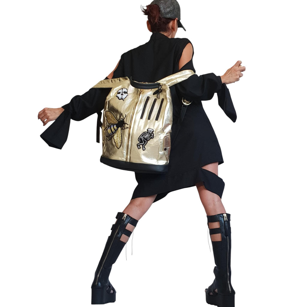 Black Linen Gothic Tunic / Flax Long Shirt Dress for Women / Dark Clothing