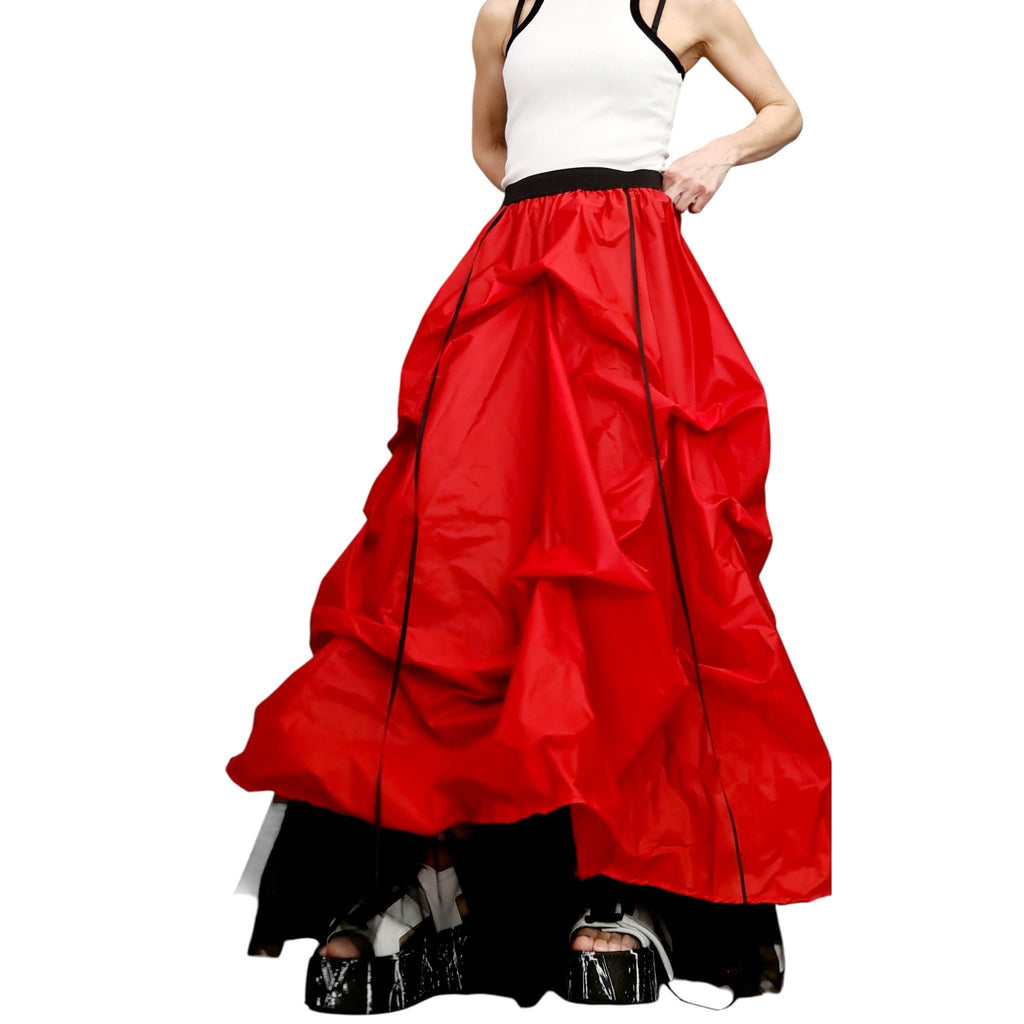 Extravagant Tulle Ball Skirt, Asymmetric Cocktail Tutu, Wedding Circle Skirt