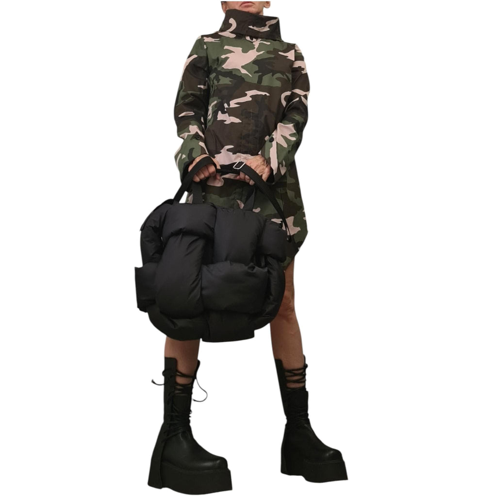 Avant Garde Winter Extravagant Bag, Handmade Oversize Puffer Bag