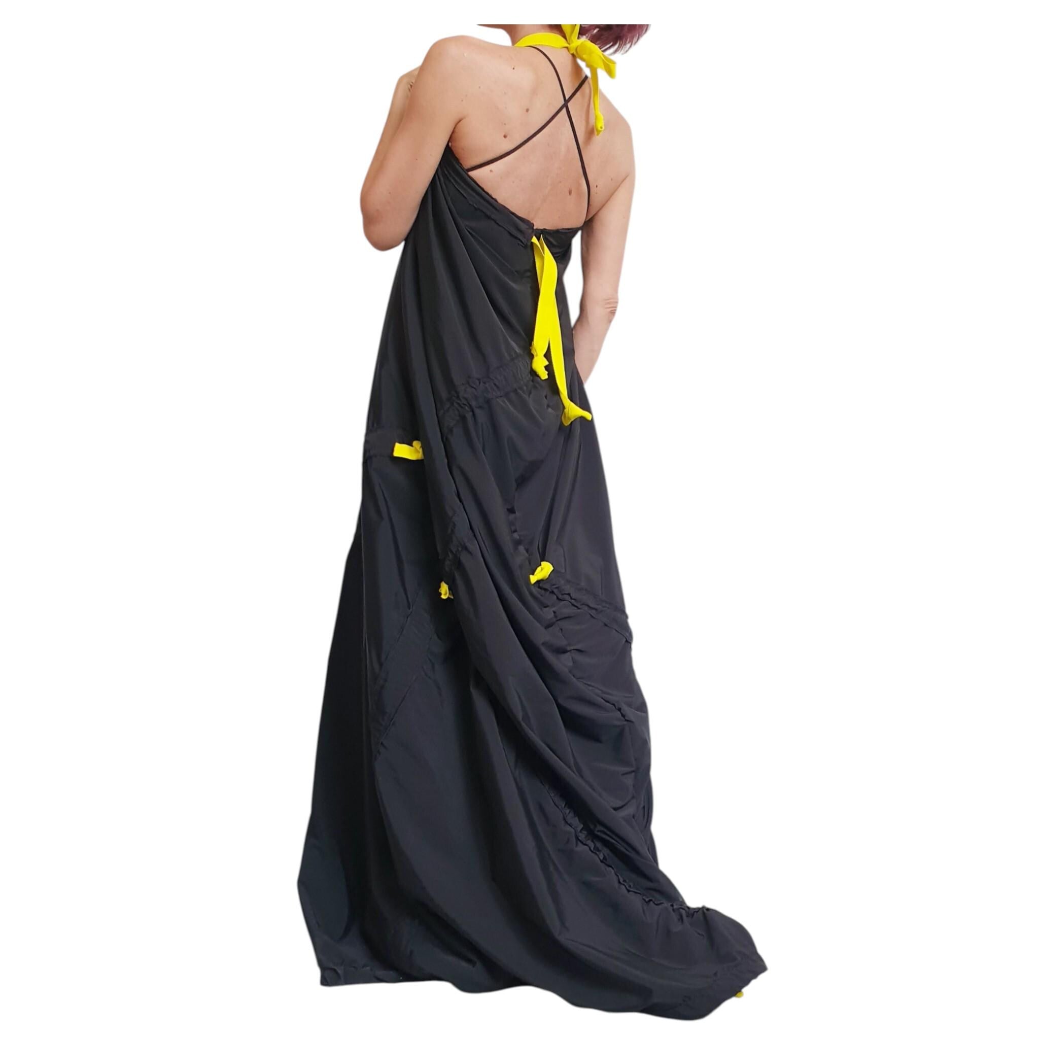 Black Maxi Kaftan Dress, Taffeta Sleeveless Loose Caftan, Plus Size Clothing