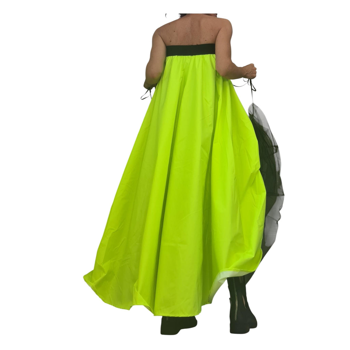 Women's Extravagant Tulle Ball Skirt, Asymmetric Cocktail Tutu, Wedding Circle Skirt