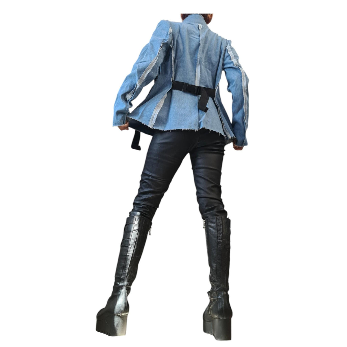 Denim Jacket Women, Womens Denim Blazer, Designer Outerwear
