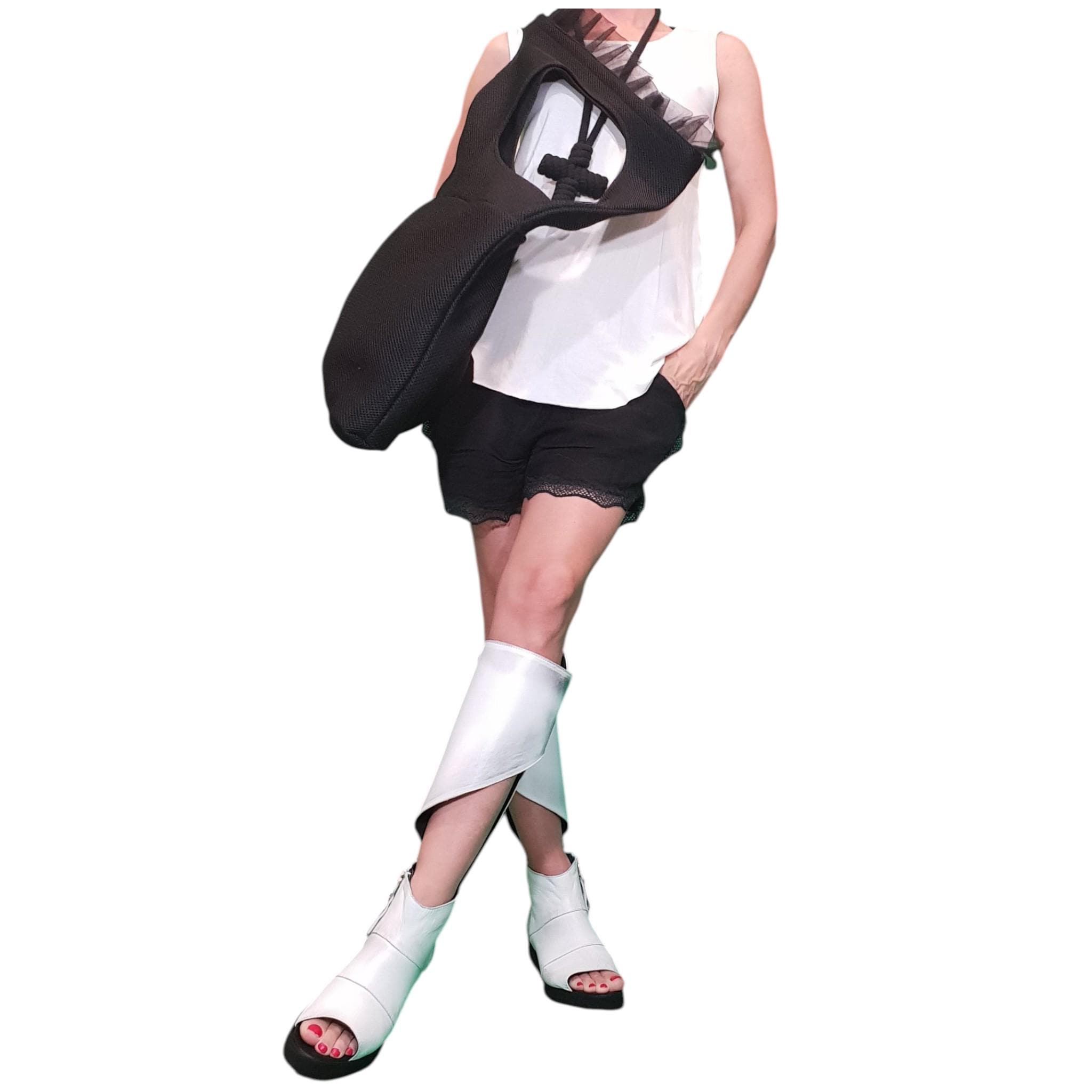 Extravagant  black backpack bag, Casual Rucksack,Everyday Shoulder Bag, Oversize Bag, Handmade Bag Backpack, Modern Bag, Avantgarde Backpack