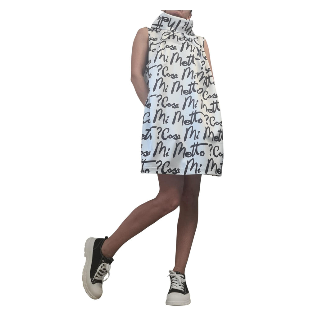 Plus Size Satin Midi Bubble Dress, Sleeveless Party Style