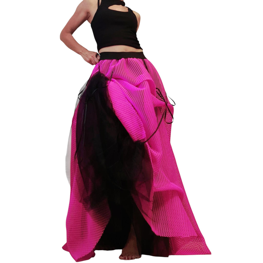 Long Short Skirt Dress, Tulle Long Skirt, Bridal Skirt, Tutu Skirt, Ball Skirt, Cocktail Skirt, Gothic Skirt, Circle Skirt, Wedding  Skirt
