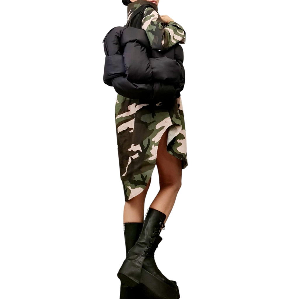 Avant Garde Winter Extravagant Bag, Handmade Oversize Puffer Bag