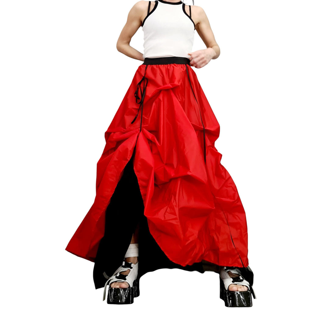 Extravagant Tulle Ball Skirt, Asymmetric Cocktail Tutu, Wedding Circle Skirt