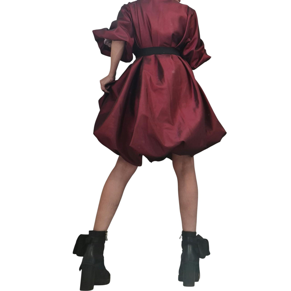 Extravagant Taffeta Tunic, Plus Size Clothing, Loose Party Dress
