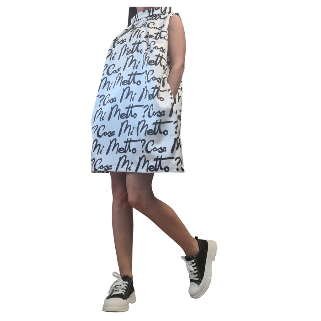 Plus Size Satin Midi Bubble Dress, Sleeveless Party Style