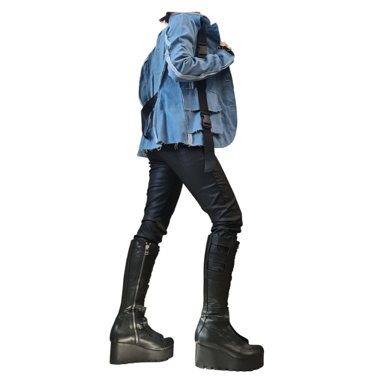 Denim Jacket Women, Womens Denim Blazer, Designer Outerwear