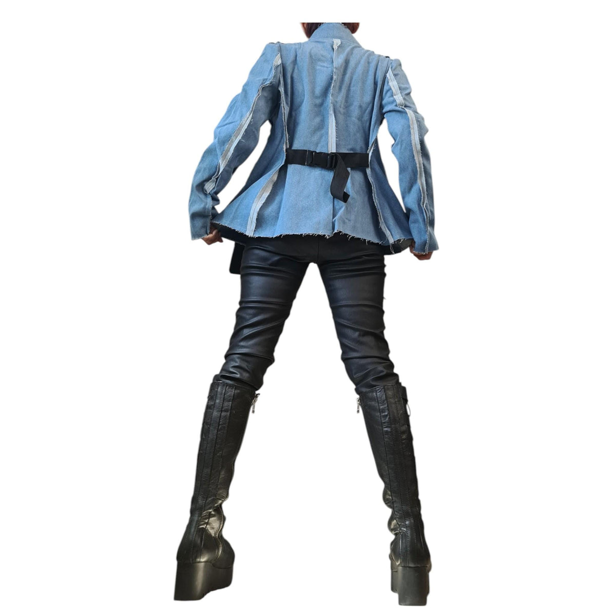 Denim Jacket Women, Womens Denim Blazer, Designer Outerwear