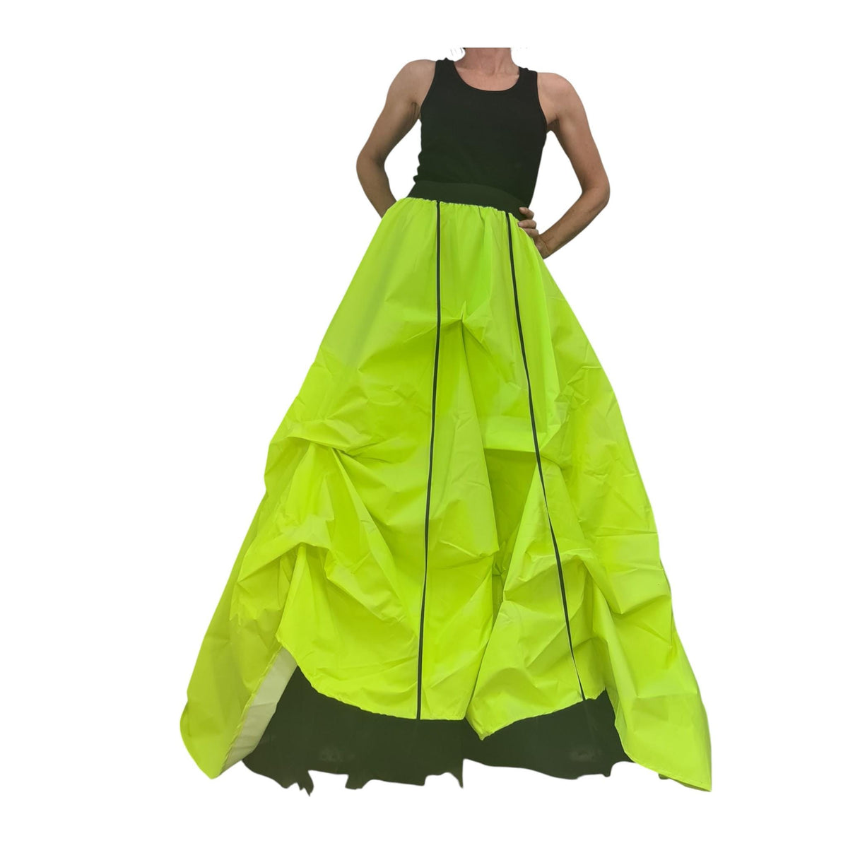 Women's Extravagant Tulle Ball Skirt, Asymmetric Cocktail Tutu, Wedding Circle Skirt