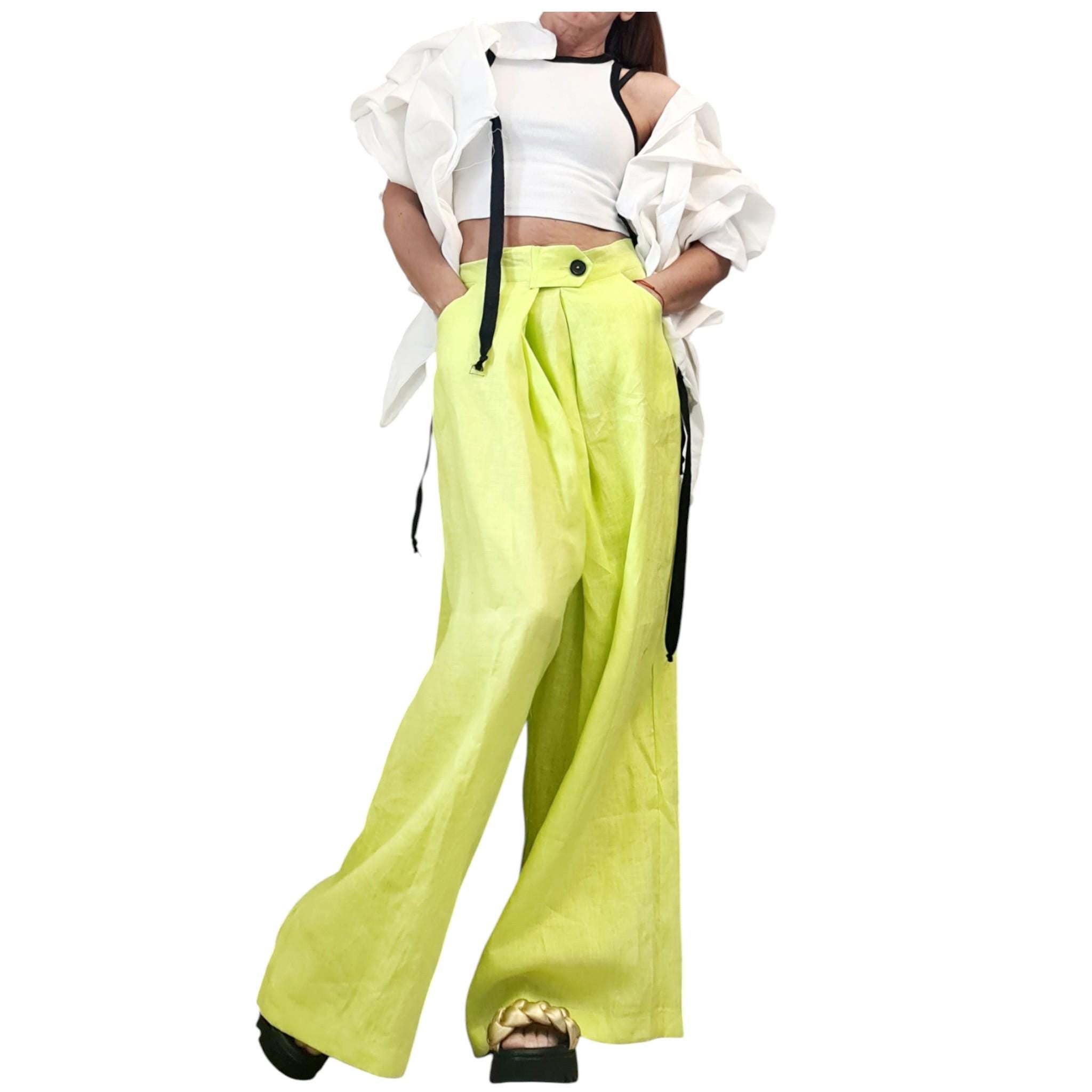 White Linen Sleeveless Jacket, Minimalist Linen Outerwear