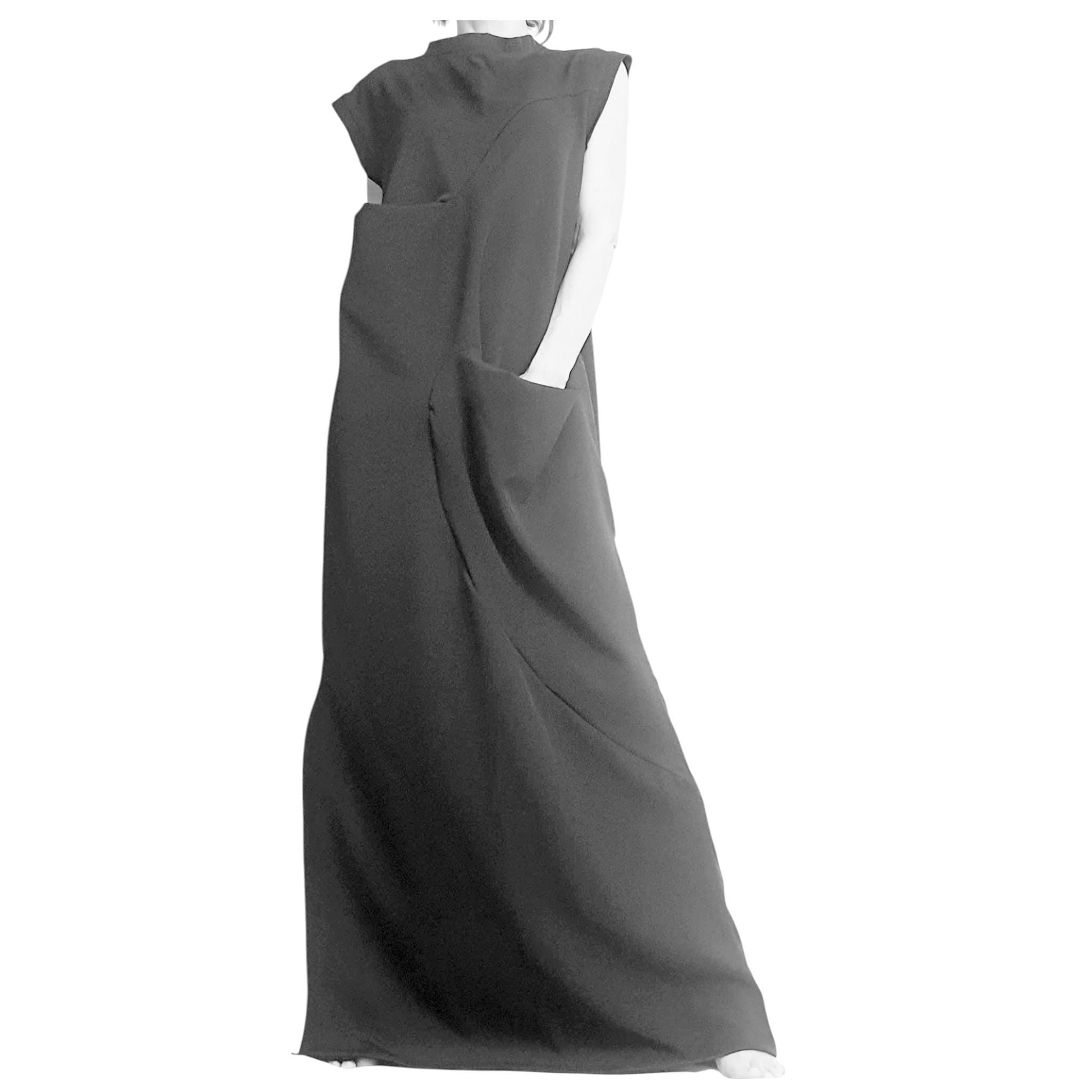 Black Extravagant Dress, Black Maxi Dress, Plus Size Clothing, Wedding Dress, Avant Garde Dress, Coctail Dress, Drape Dress, Loose Dress