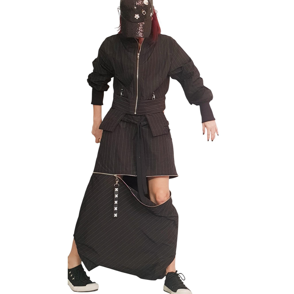 Extravagant Skirt Pants/Asymmetric Skirt Pants/Extravagant Harem Pants/Baggy Pants/Short Black Pants/Casual Harem Trousers