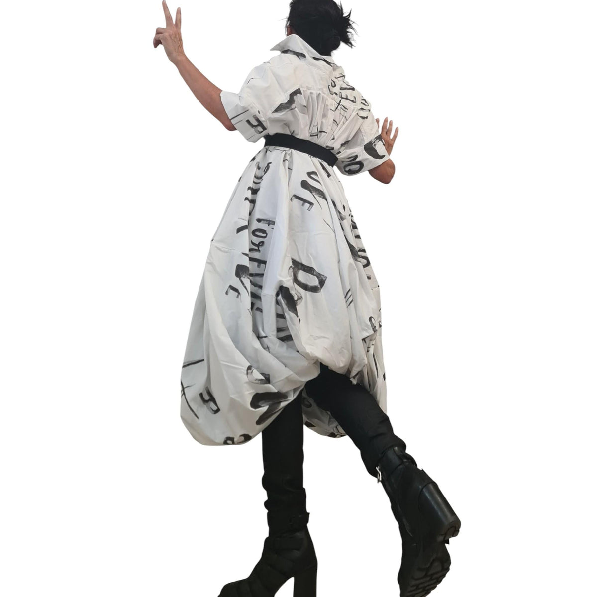 Asymmetric Tunic Shirt, Avant Garde Loose Cotton Top