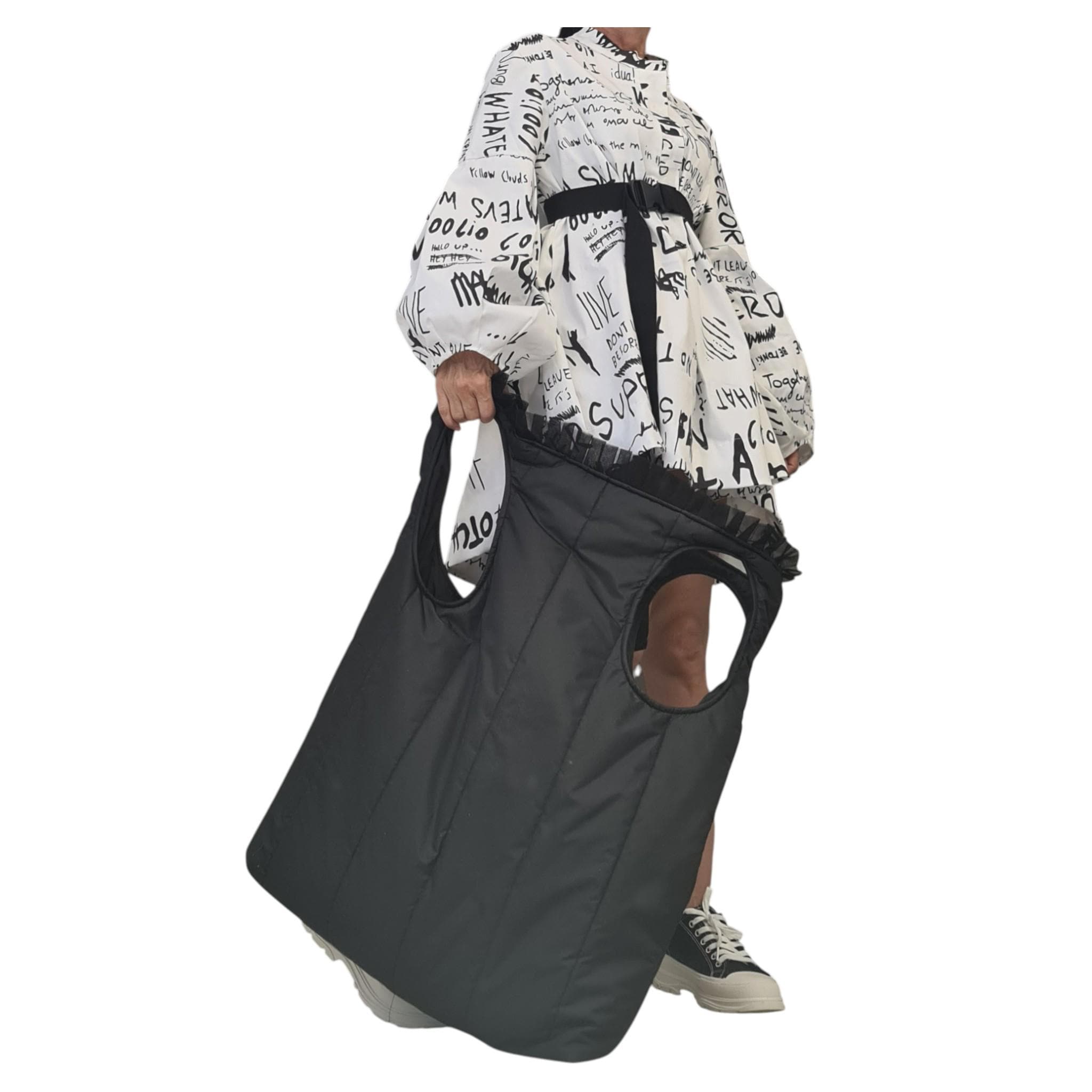 Extravagant Backpack Bag, Oversize Handmade Avantgarde Backpack