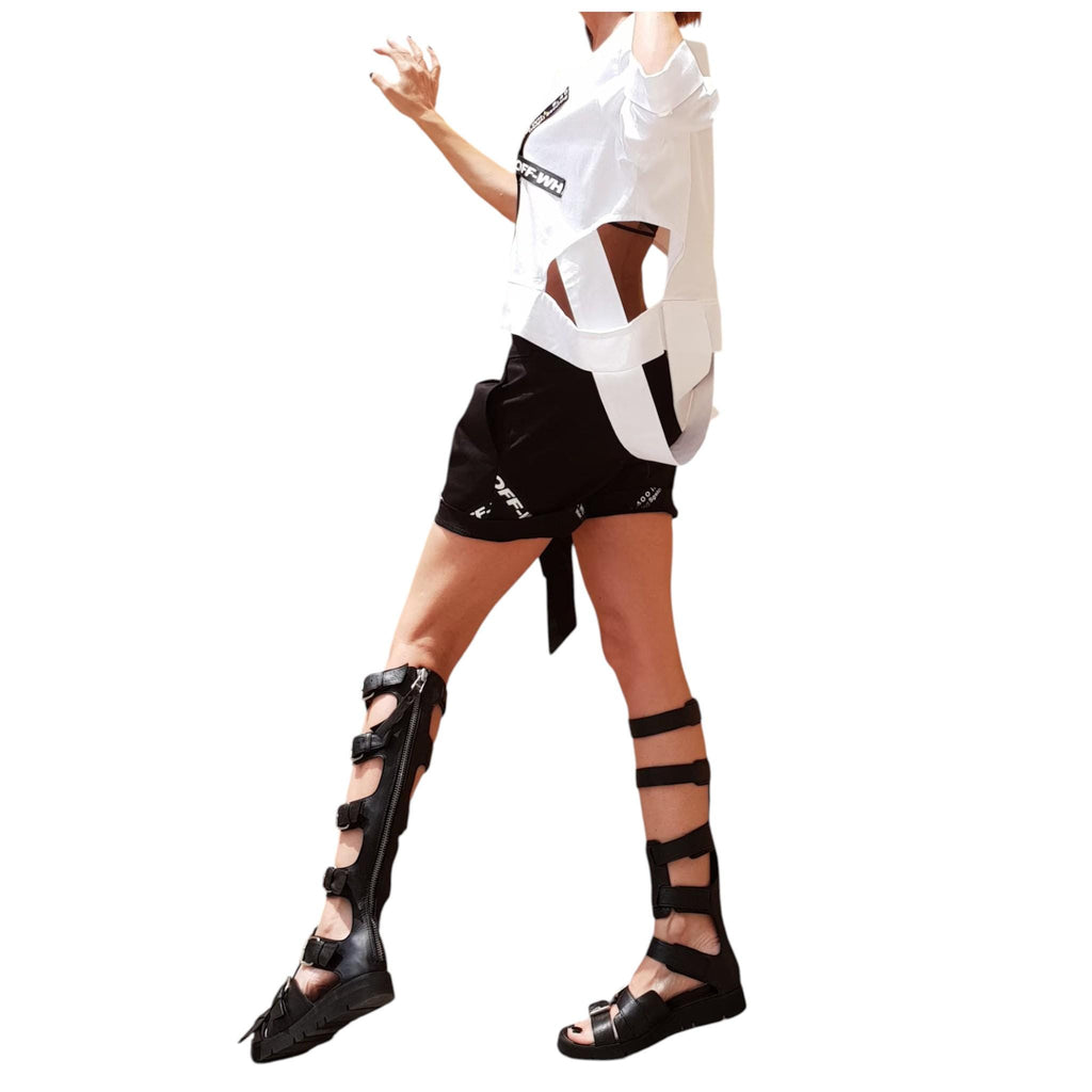 Deconstructed Shirt, Asymmetric Shirts, Avant Garde Top, Women Shirt
