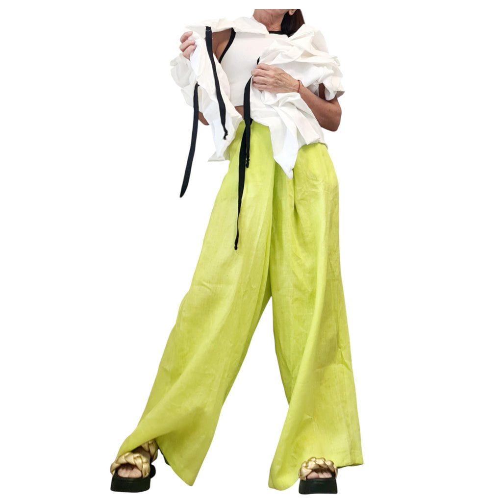 White Linen Sleeveless Jacket, Minimalist Linen Outerwear