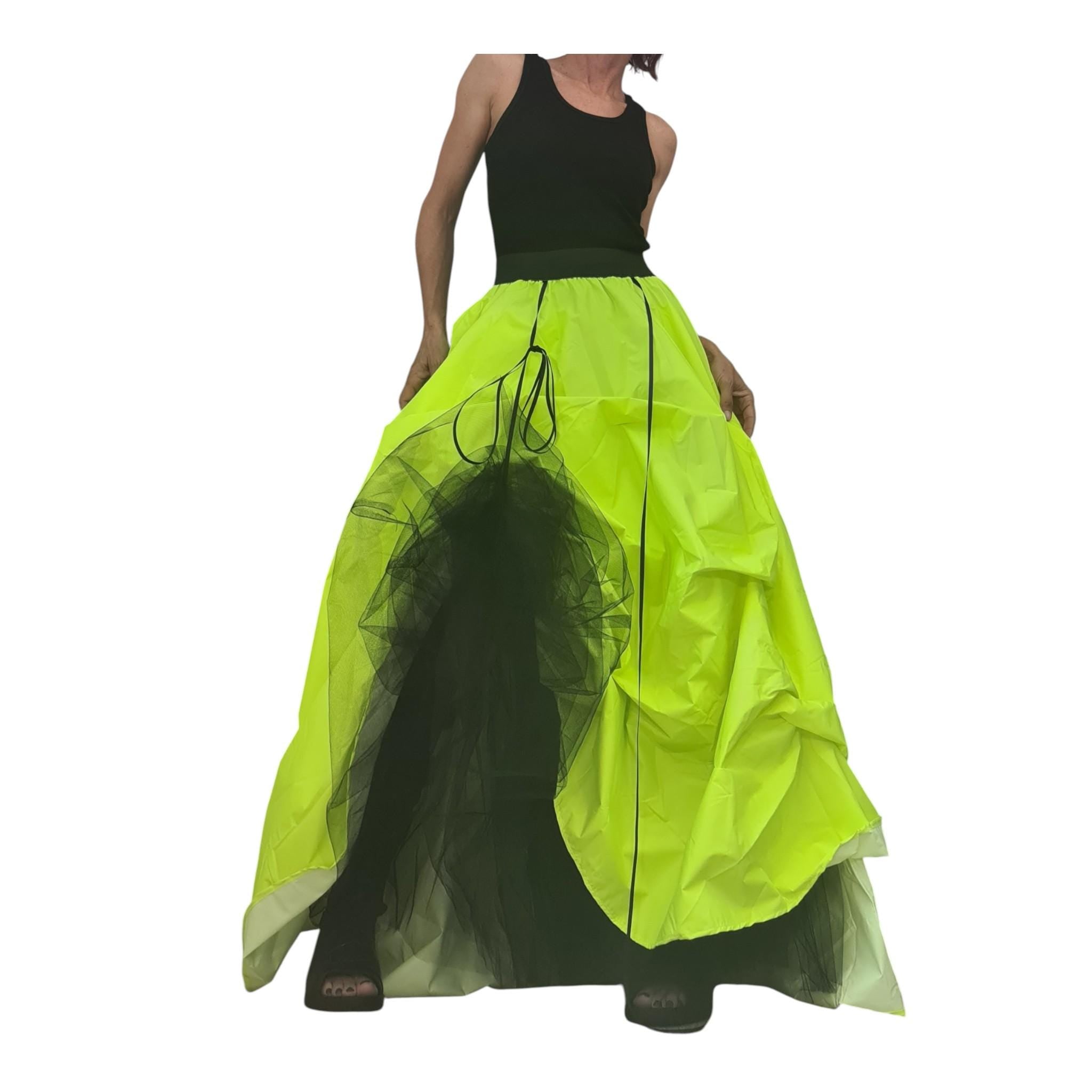 New collection Extravagant Ball Skirt Women, Avant-garde Tutu Cocktail Skirt, Asymmetric Long Short Skirt, High Tulle Circle Wedding Skirt