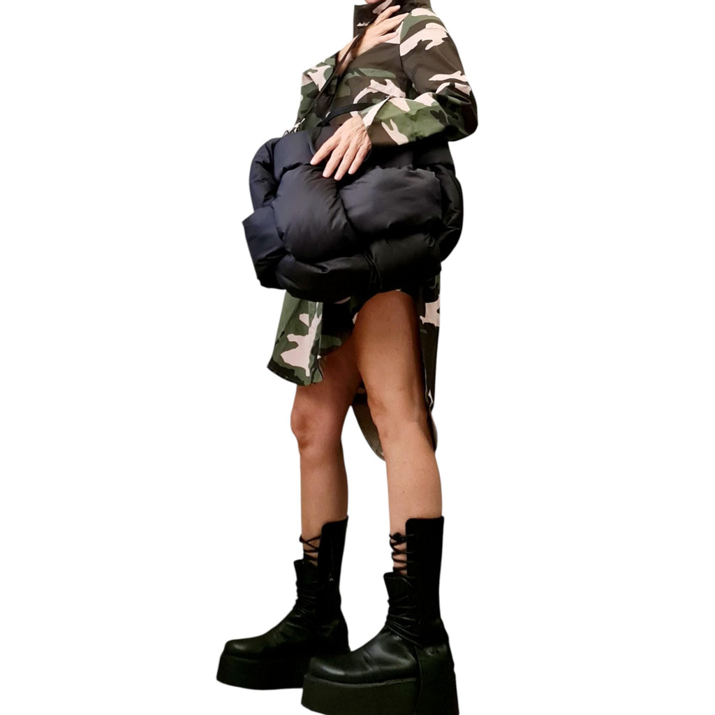 Avant Garde Winter Extravagant Bag, Handmade Oversize Puffer Bag