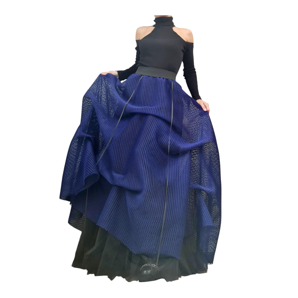 Long Short Skirt , Tulle Long Skirt, Bridal Skirt, Tutu Skirt, Ball Skirt, Cocktail Skirt, Gothic Skirt, Circle Skirt, Wedding  Skirt