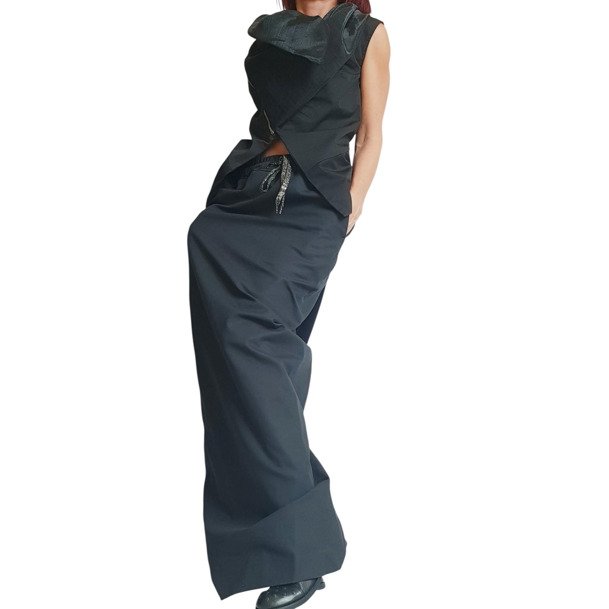 Wrap Skirt, A Line Skirt, Long Slit Skirt, Ball Cocktail Skirt, Gothic Skirt, Asymmetric Skirt, Black Maxi Skirt, Wedding Skirt