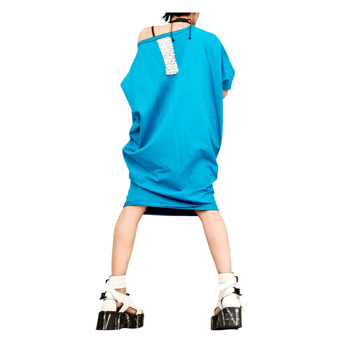 Blouson Dress, Separate Sleeves, Extravagant Tunic Dress