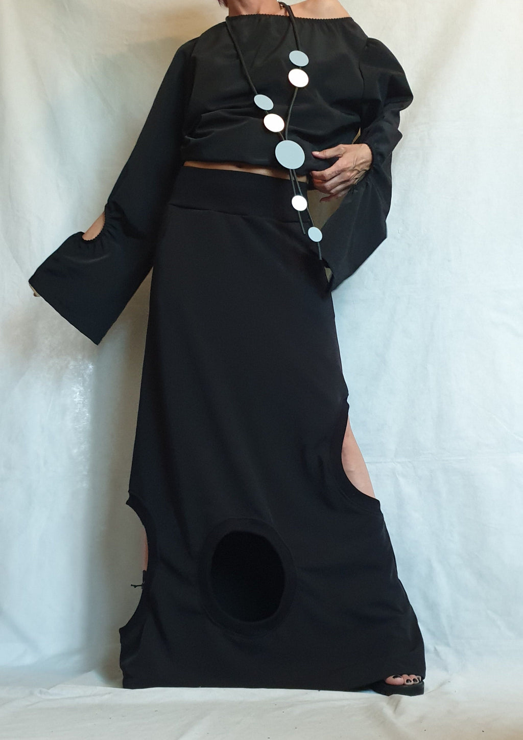 Ball Cocktail Skirt, Gothic Skirt, Asymmetric Skirt Dress, Black Maxi Skirt, Steampunk Skirt, High Skirt, Circle Skirt, Wedding Skirt
