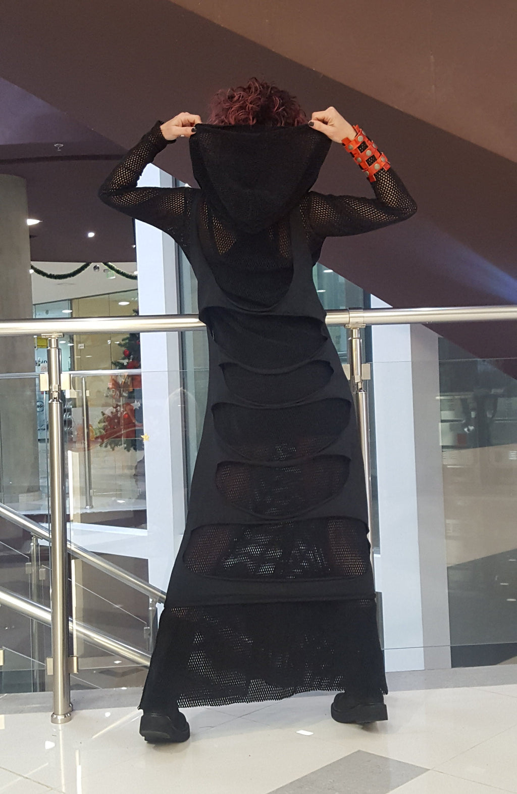 Gothic Women Dress Set, Three Piece Set, Short Long Dress Tunic Set, Gothic Women Costume, Plus Size Set, Women Black Outfit,Steampunk style