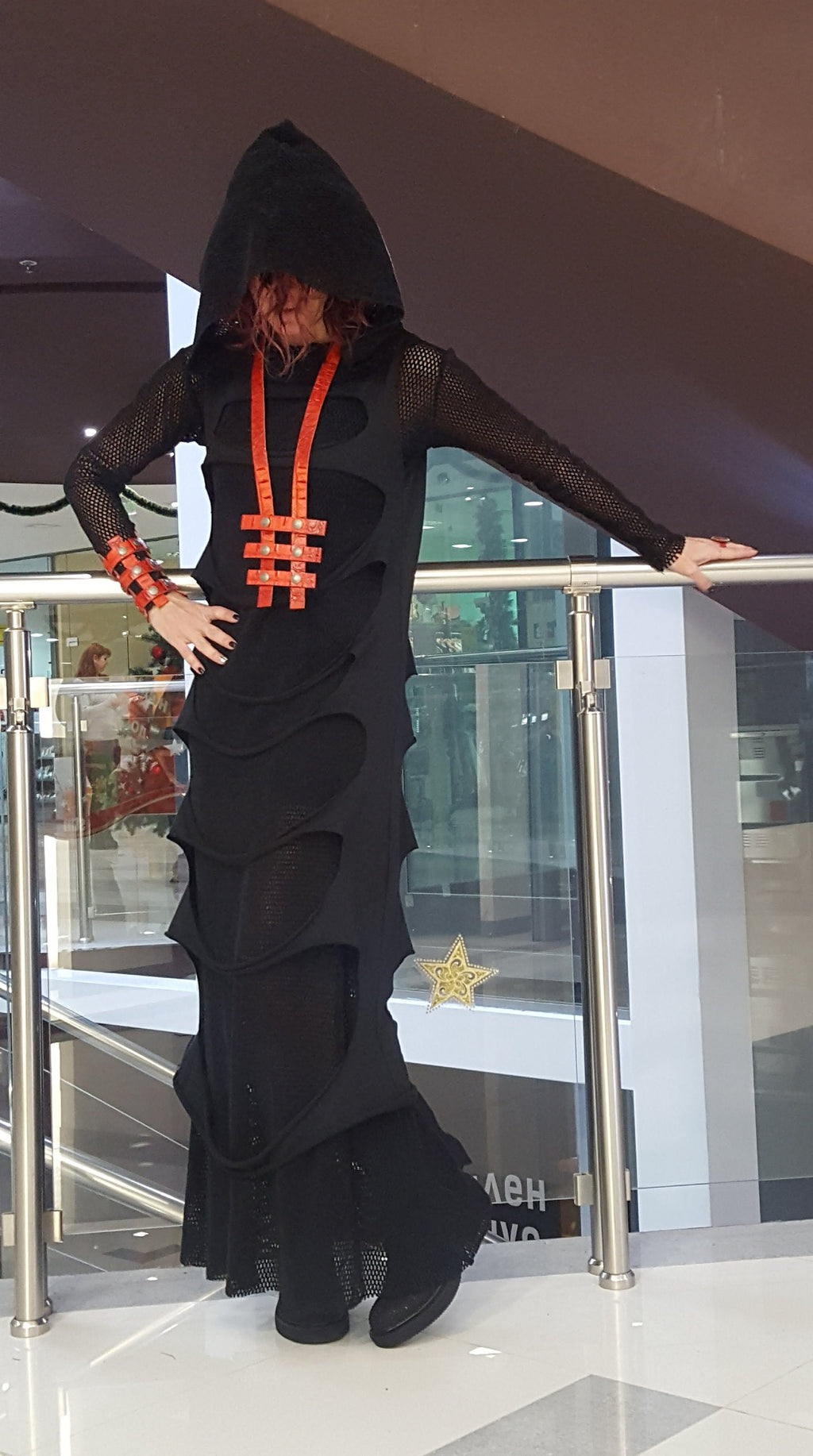 Gothic Women Dress Set, Three Piece Set, Short Long Dress Tunic Set, Gothic Women Costume, Plus Size Set, Women Black Outfit,Steampunk style