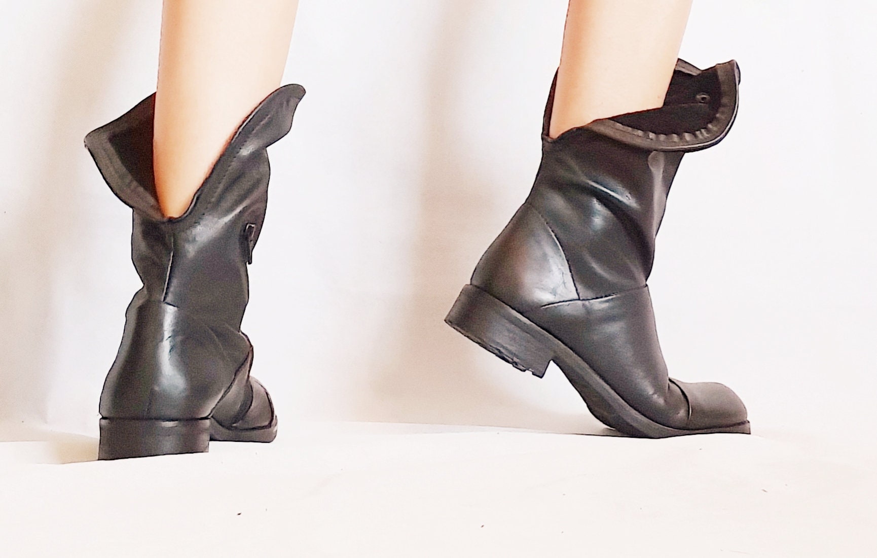 Extravagant Shoes, Leather Booties, Women Ankle Boots, Black Shoes, Leather Shoes, Gothic Shoes, No Tie Shoes, Comfortable Shoes, Steampunk