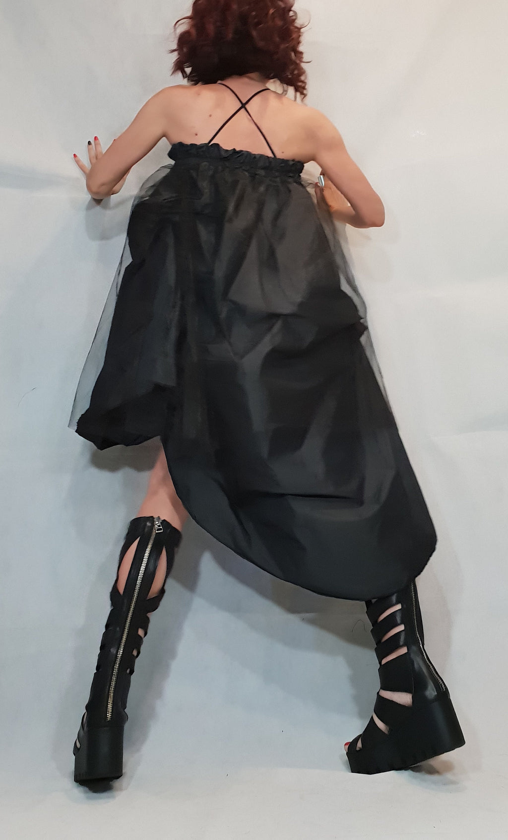 Ball Skirt Women, Cocktail Skirt, Gothic Skirt, Asymmetric Skirt Dress, Steampunk Skirt, High Tulle Skirt, Circle Skirt, Wedding Skirt