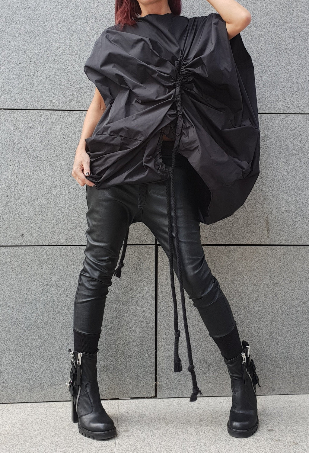 Asymmetric Shirts/Avant Garde Tunic/Loose Tunic/Deconstructed Top/ Gothic tunic/ Steampunk Tunic/Oversize Tunic/Casual Long Sleeve Top