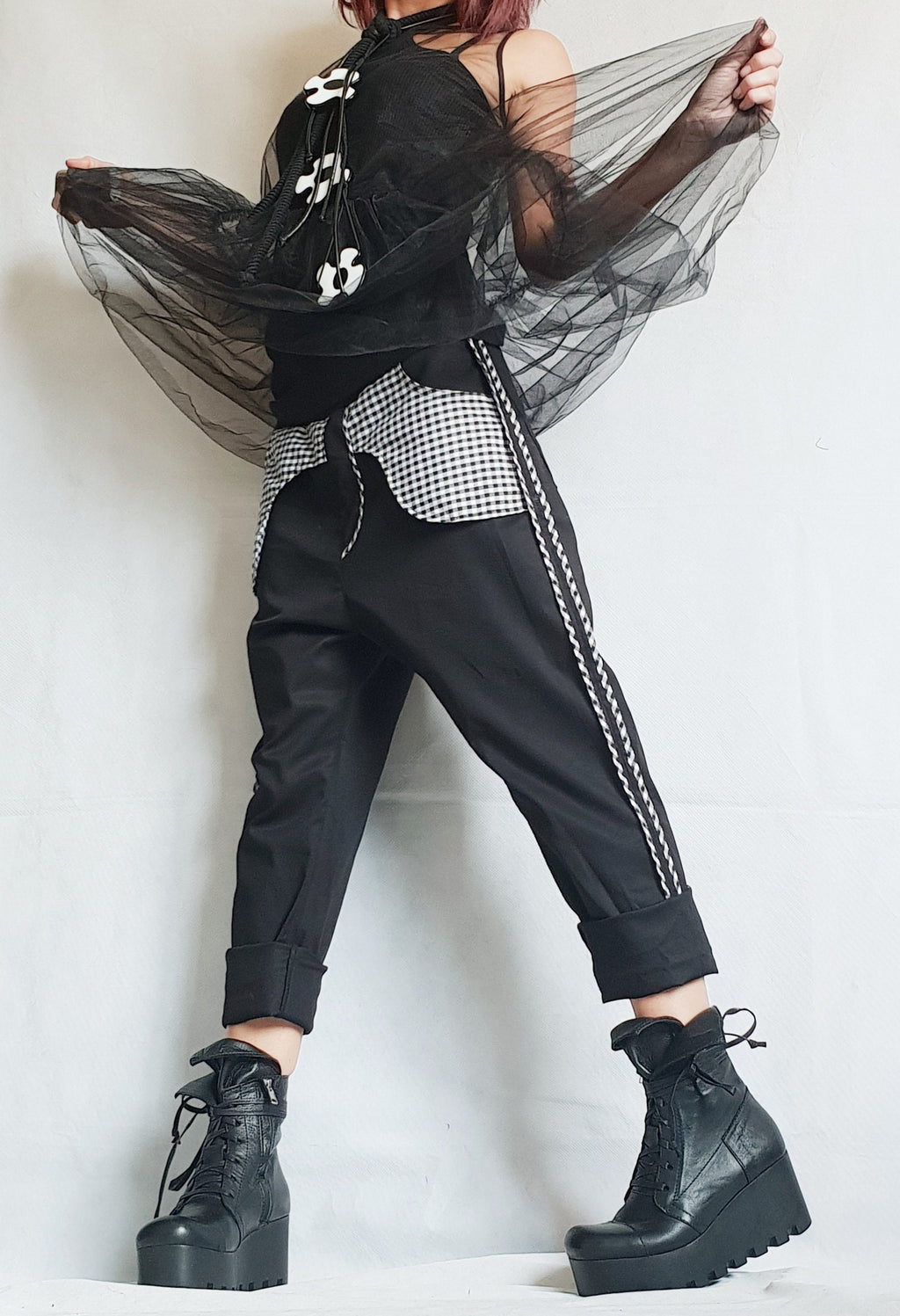 Casual Denim Harem Pants/Extravagant Pants/Boho Pants/Baggy Pants/Unisex Denim/Women Denim Harem