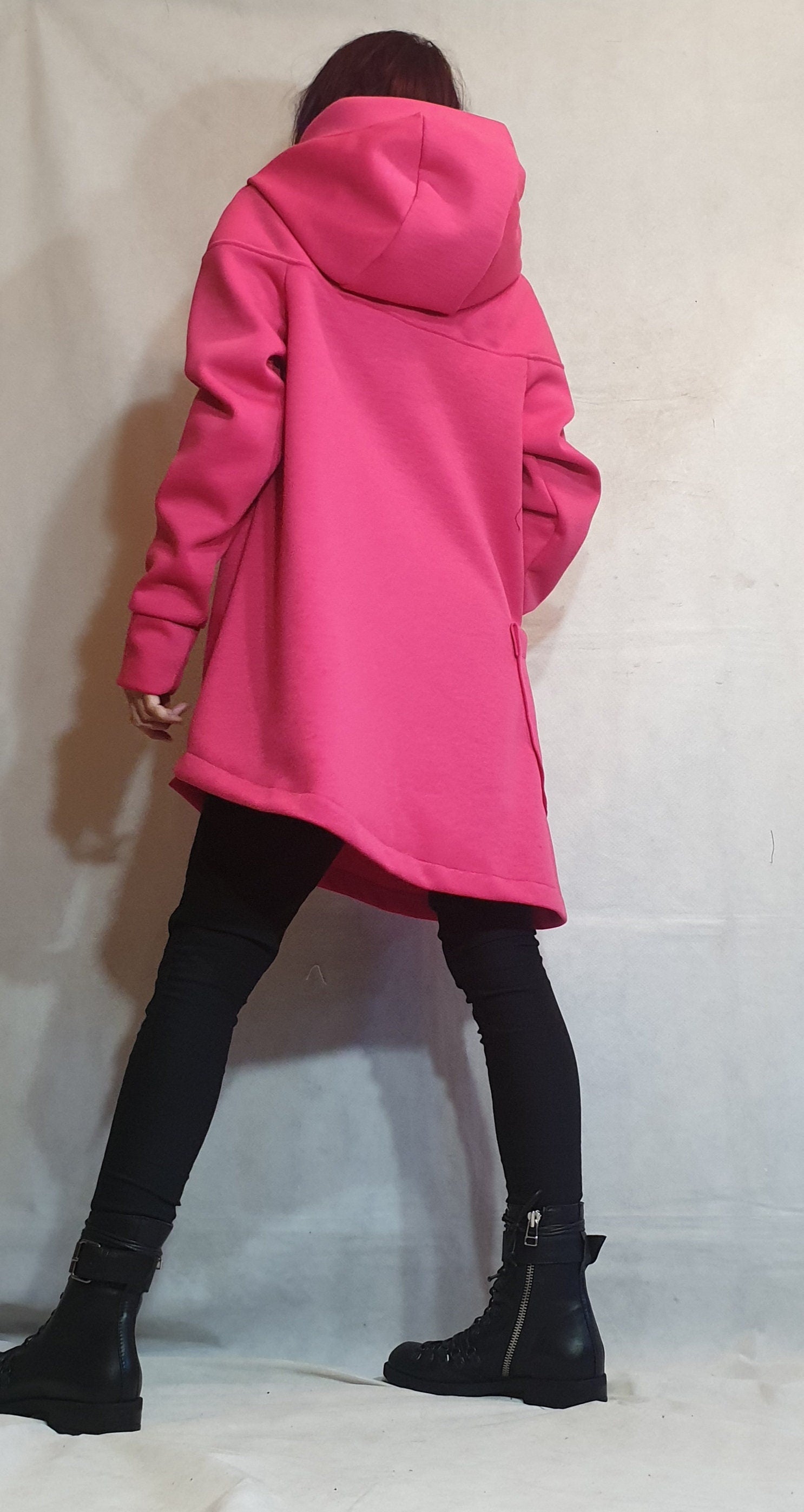 Sweatshirt Hooded , Asymmetric Sweatshirt, Cotton Sweatshirt, Plus Size Clothing, Oversize Sweatshirt, Women Sweatshirt, Long Sleeve