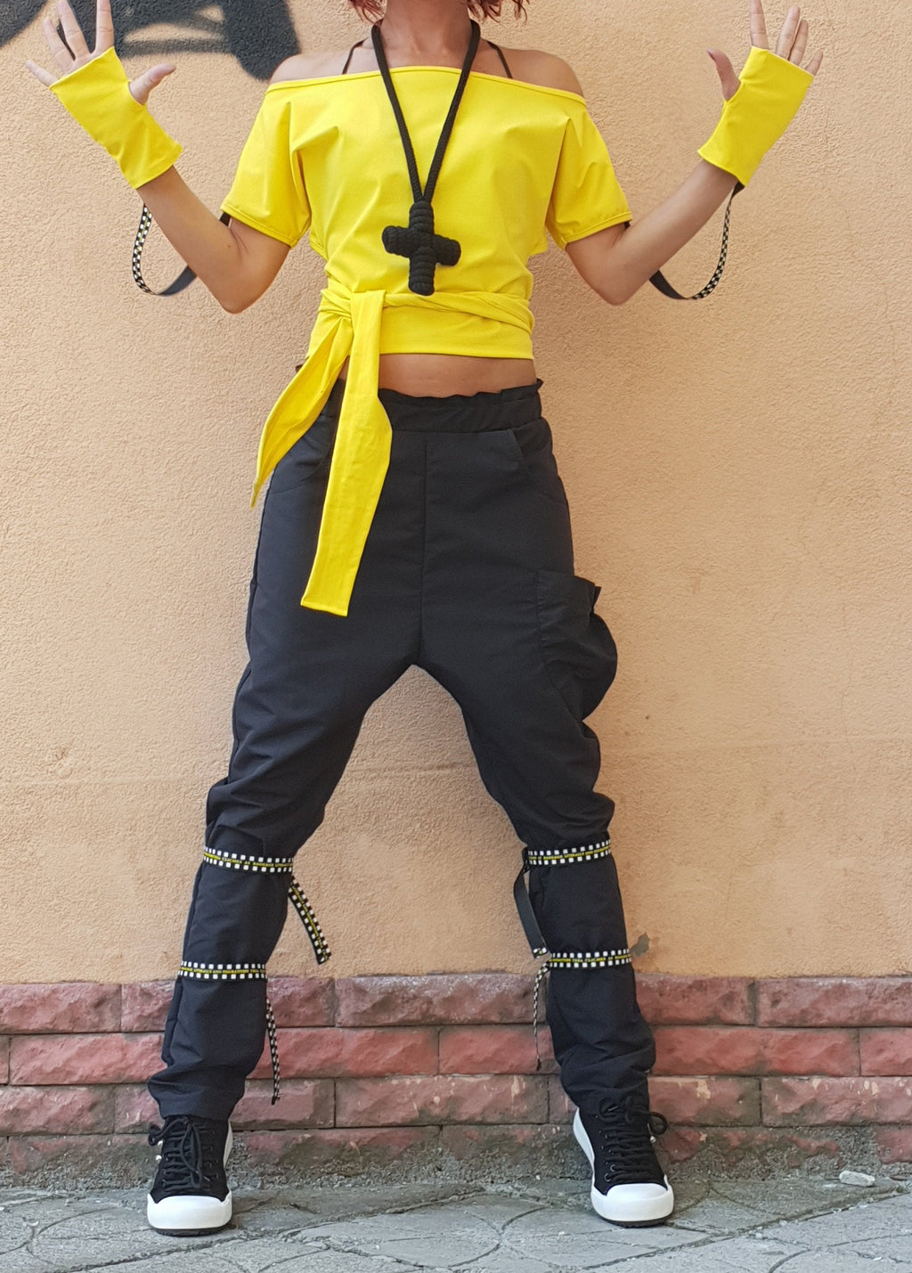 Asymmetrical tunic/Avant Garde Tunic/Loose Tunic/Deconstructed Top/ Gothic tunic/ Steampunk Tunic/Oversize Tunic/Casual Long Sleeve Top