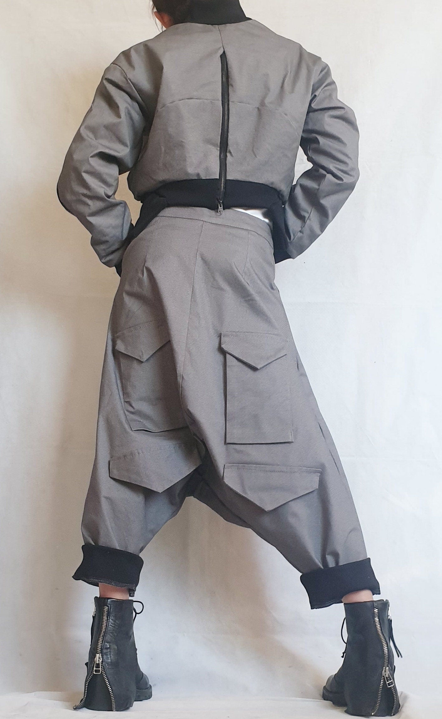 Track Jacket, Women Jacket, Winter Jacket, Gray Jacket, Zipper Jacket, Extravagant Jacket, Long Sleeve Jacket, Urban Clothing, Winter Wear