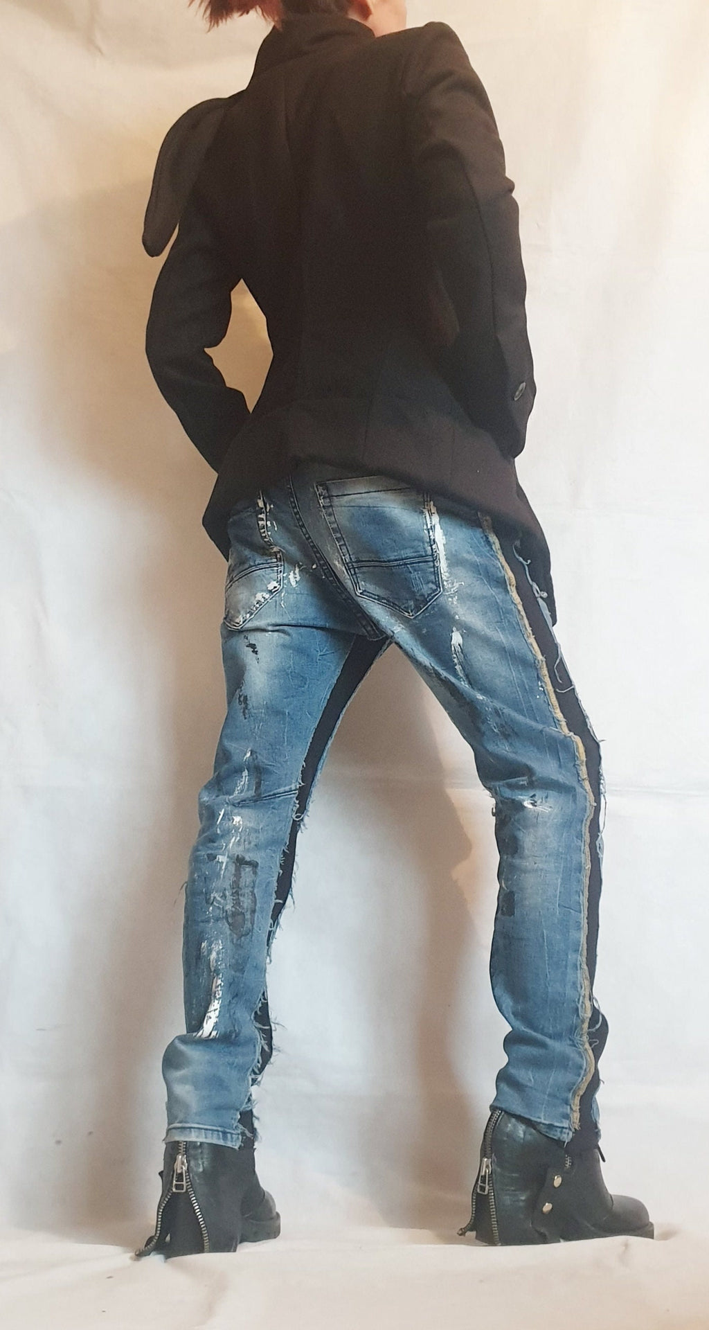 Winter Coat, Wool Coat, Black Coat, Plus Size Clothing, Oversize Coat, Women Coat, Gothic Coat, Button Down Coat, Asymmetric