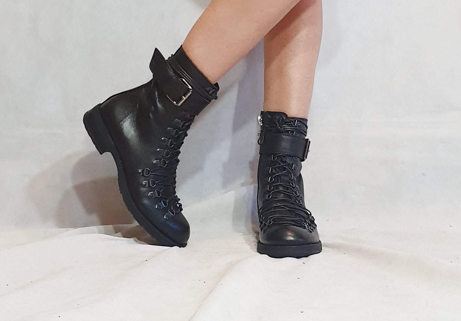 Leather Shoes, Women Ankle Boots, Steampunk Shoes, Gothic Booties, Women Shoes, Winter Ankle Boots, Leather Boots, Steampunk Booties