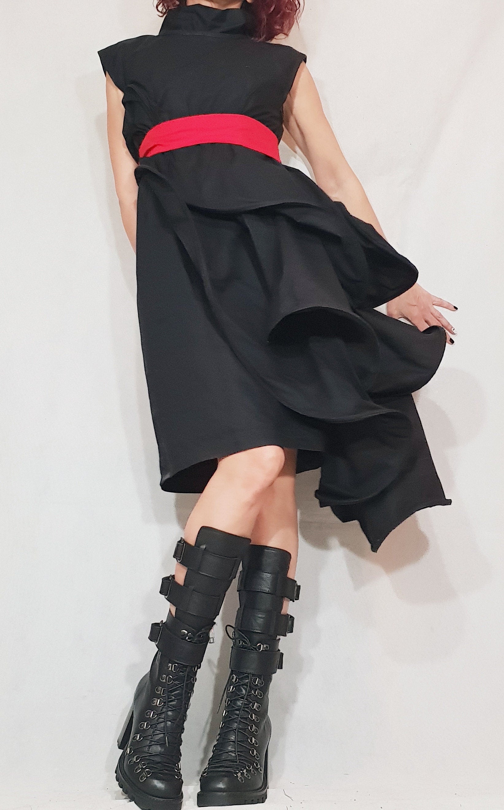 Asymmetric Dress, Gothic Dress, Wedding Dress, Ball Dress, Extravagant Dress, Cocktail Dress, Futuristic Dress, Avant Garde Dress