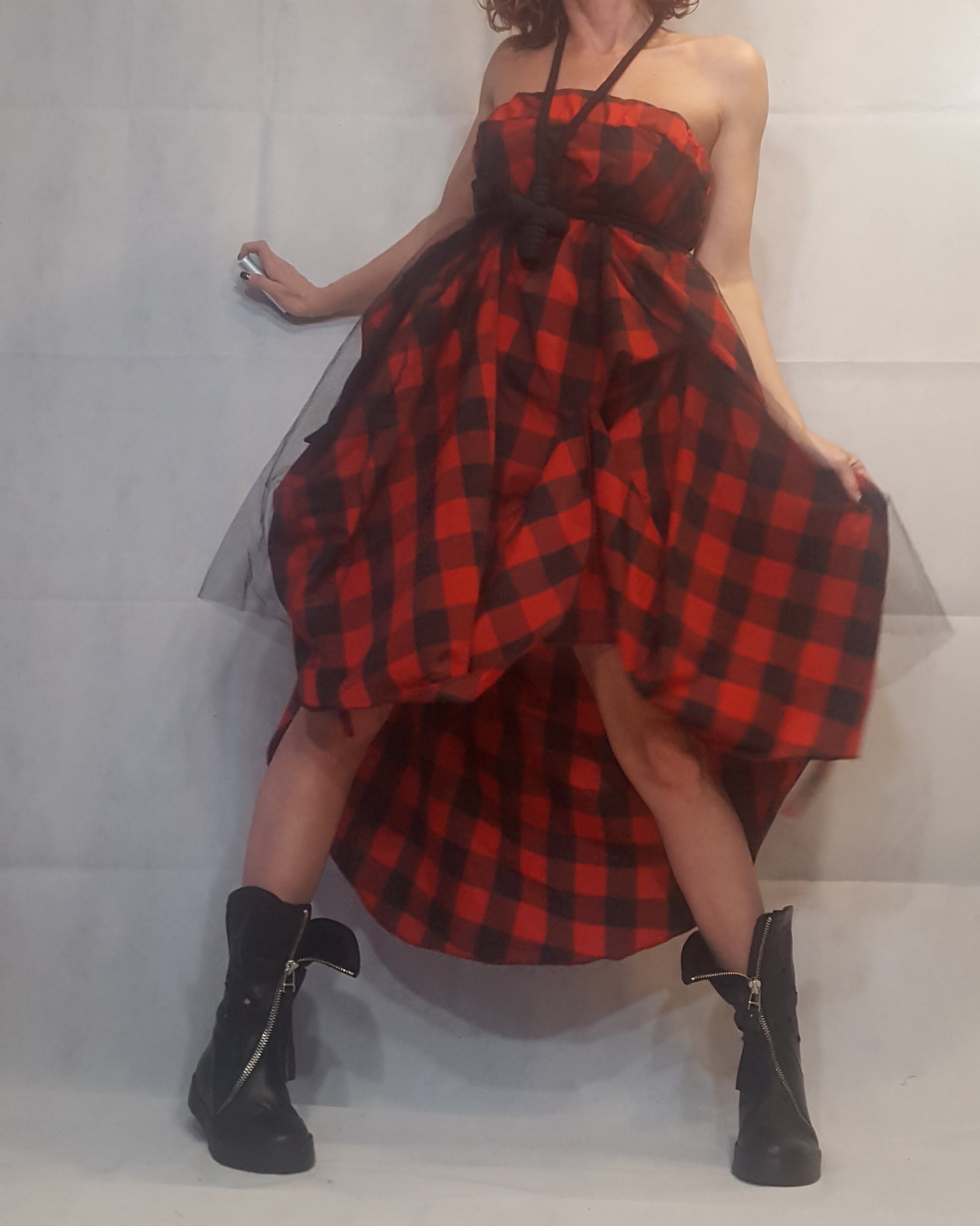 Plaid Grunge Skirt Women, Extravagant Skirt, Asymmetric Long Skirt Dress, Long Short Skirt, High Tulle Skirt, Circle Skirt, Tutu Skirt