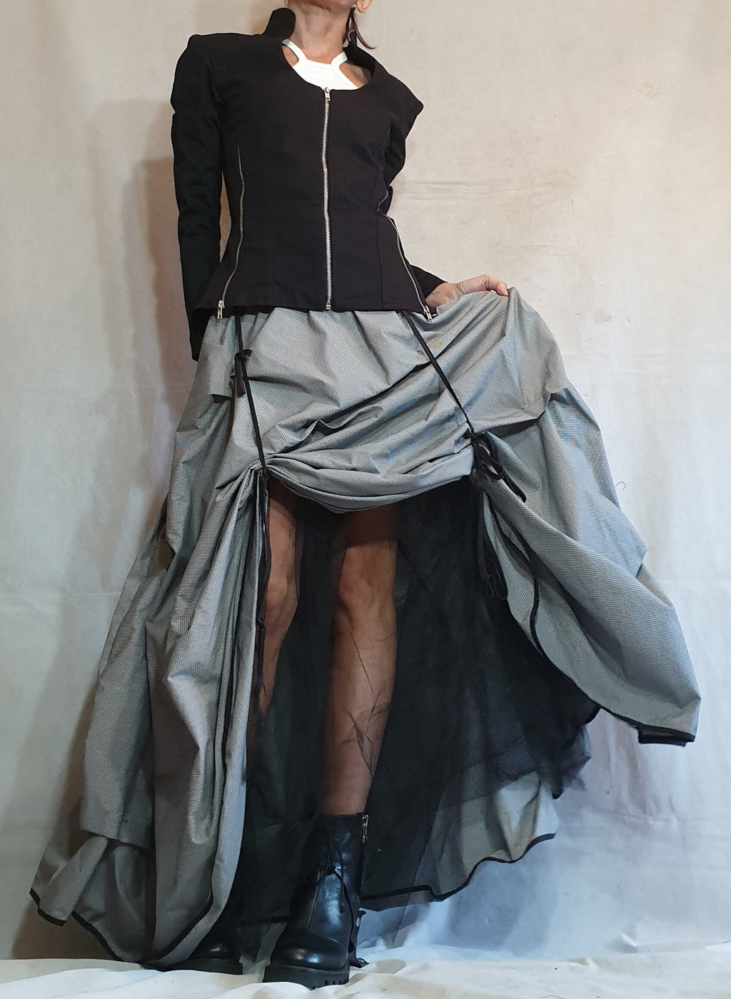 Ball Skirt Women, Tutu Cocktail Skirt, Gothic Skirt, Asymmetric Skirt Dress, Long Short Skirt, High Tulle Skirt, Circle Skirt, Wedding Skirt